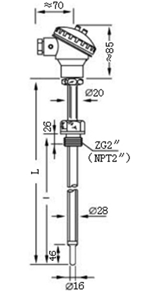 煙道、風(fēng)道熱電偶